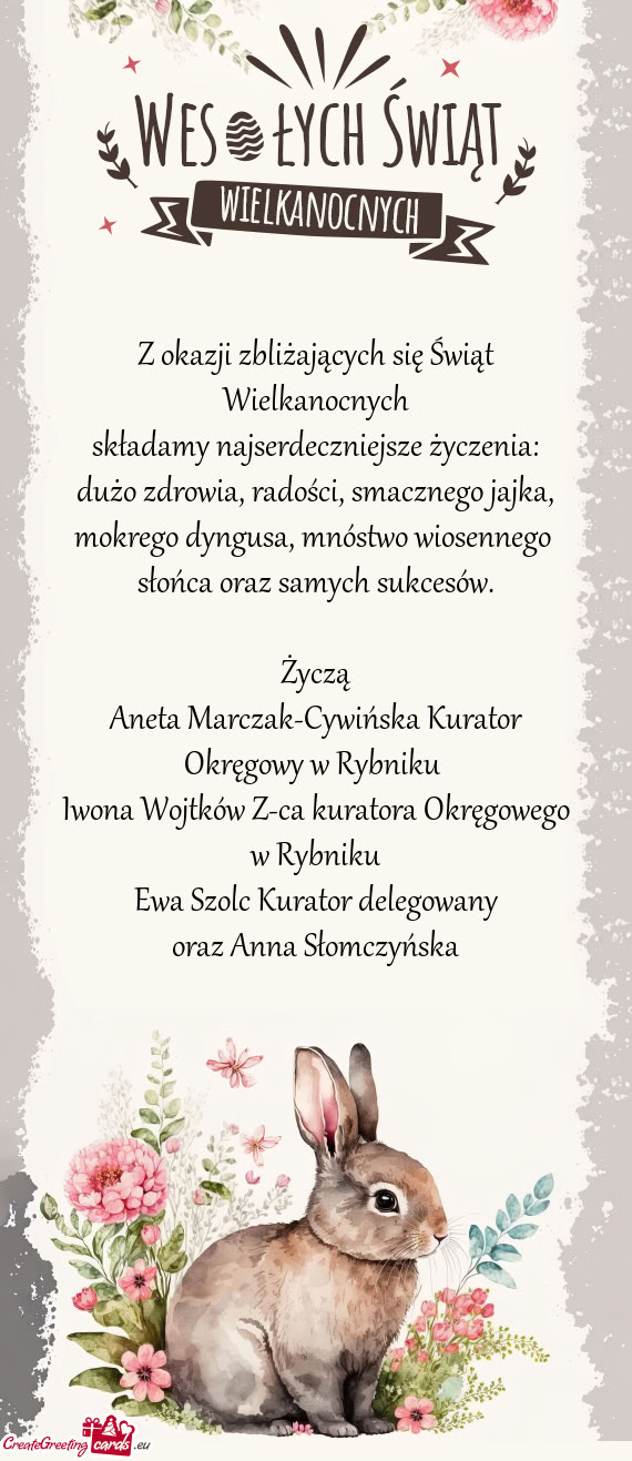 Aneta Marczak-Cywińska Kurator Okręgowy w Rybniku