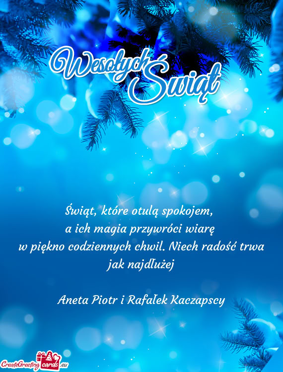 Aneta Piotr i Rafałek Kaczapscy