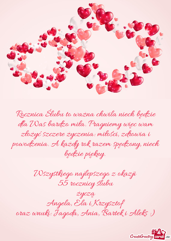 Angela, Ela i Krzysztof