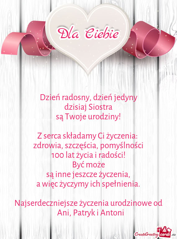 Ani, Patryk i Antoni