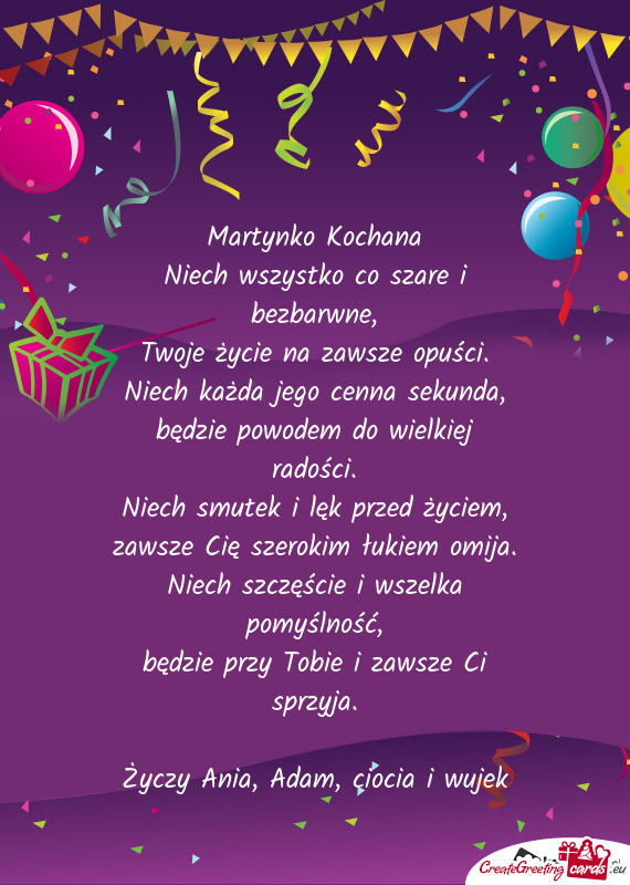 Ania, Adam, ciocia i wujek