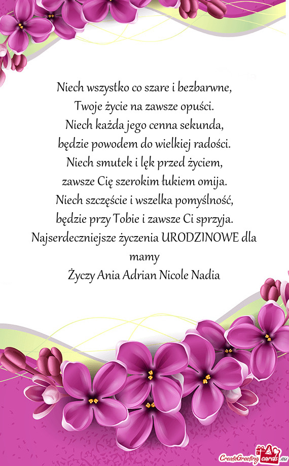 Ania Adrian Nicole Nadia