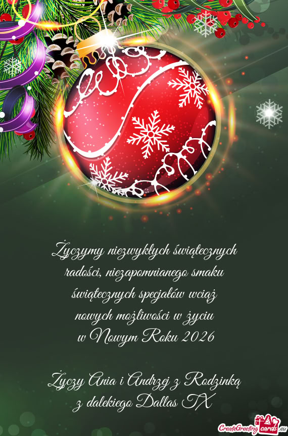 Ania i Andrzej z Rodzinką