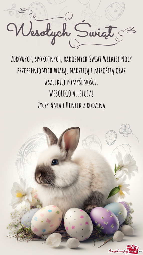 Ania i Heniek z rodziną