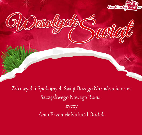 Ania Przemek Kubuś I Olutek