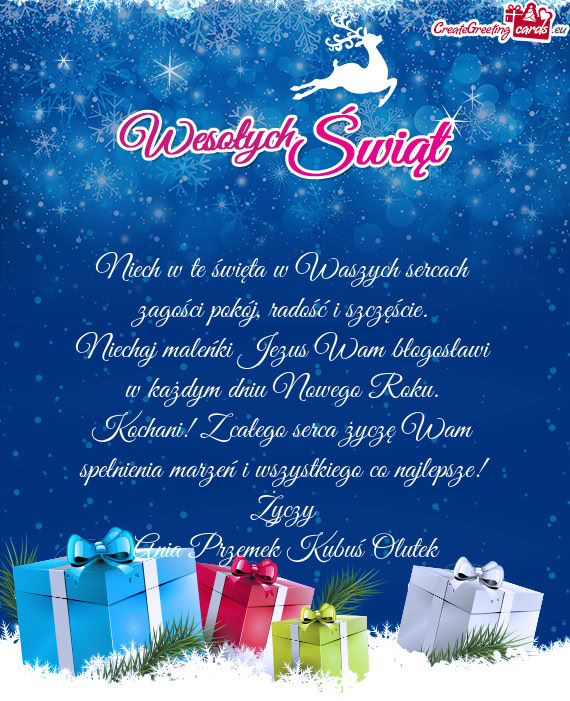 Ania Przemek Kubuś Olutek