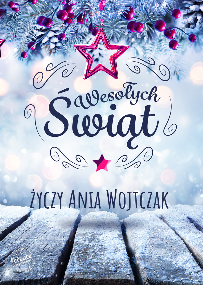 Ania Wojtczak Wesołych Świąt