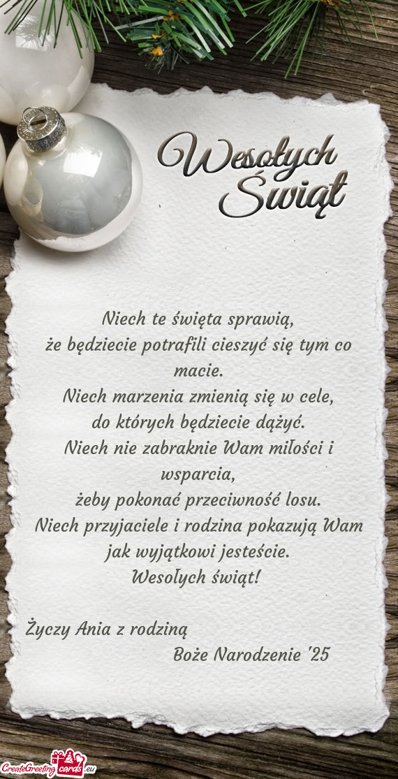 Ania z rodziną              Boże Narodzenie '25