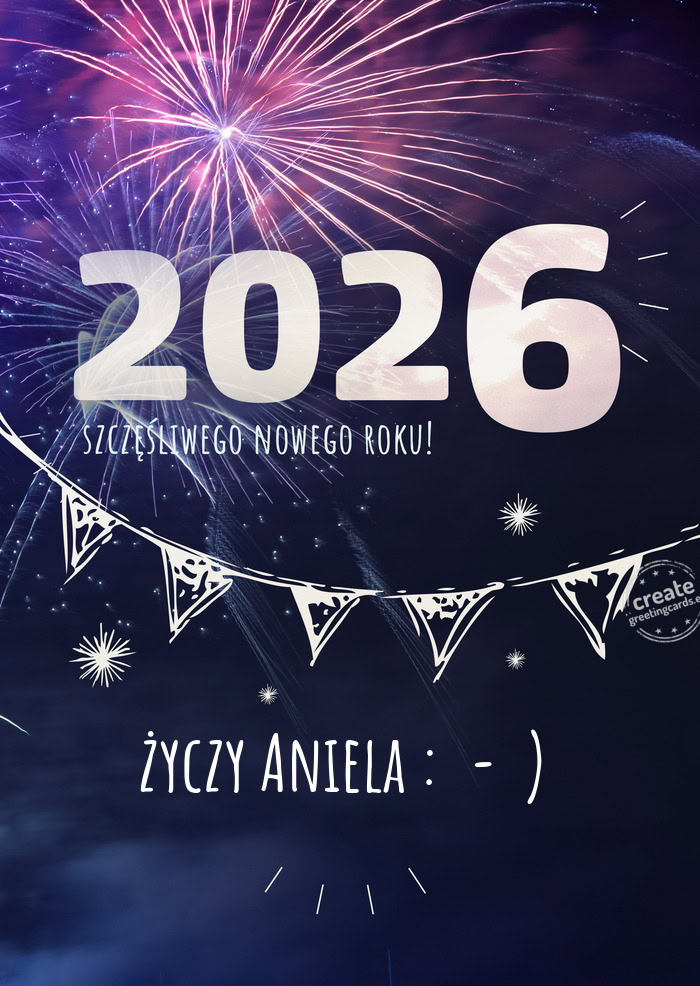 Aniela :⁠-⁠) - Szczęśliwego nowego roku
