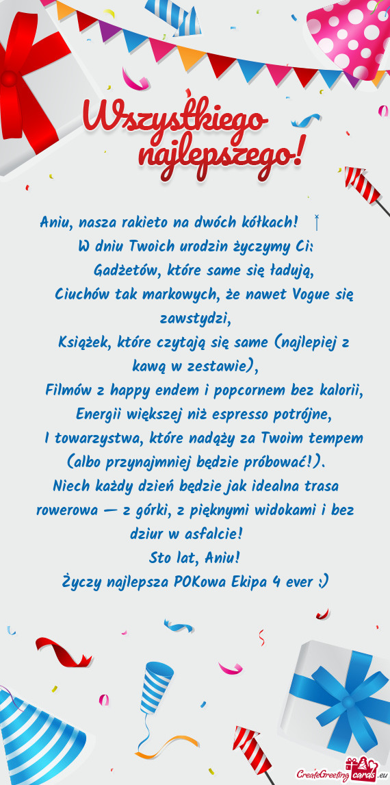 Aniu, nasza rakieto na dwóch kółkach! 🚴‍♀️💨