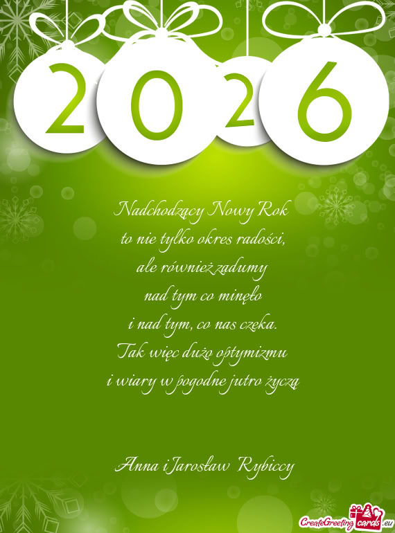 Anna i Jarosław Rybiccy