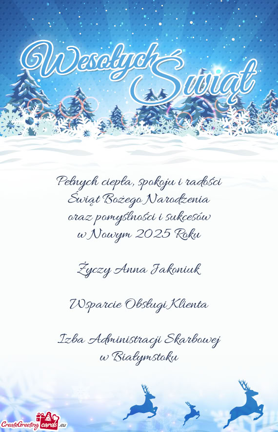 Anna Jakoniuk Wsparcie Obsługi Klienta Izba Administracji Skarbowej w Białymstoku