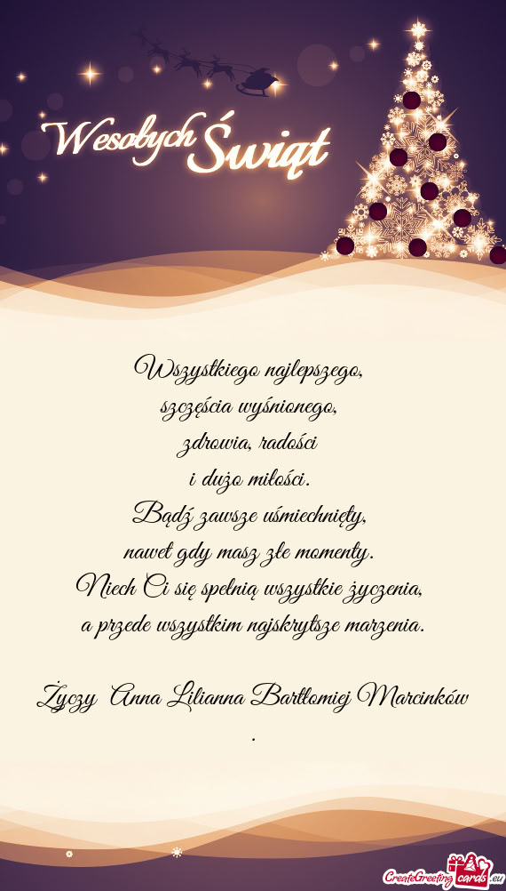 Anna Lilianna Bartłomiej Marcinków