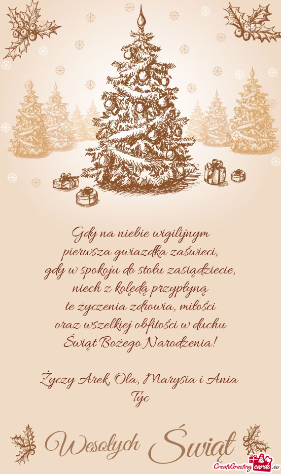 Arek, Ola, Marysia i Ania