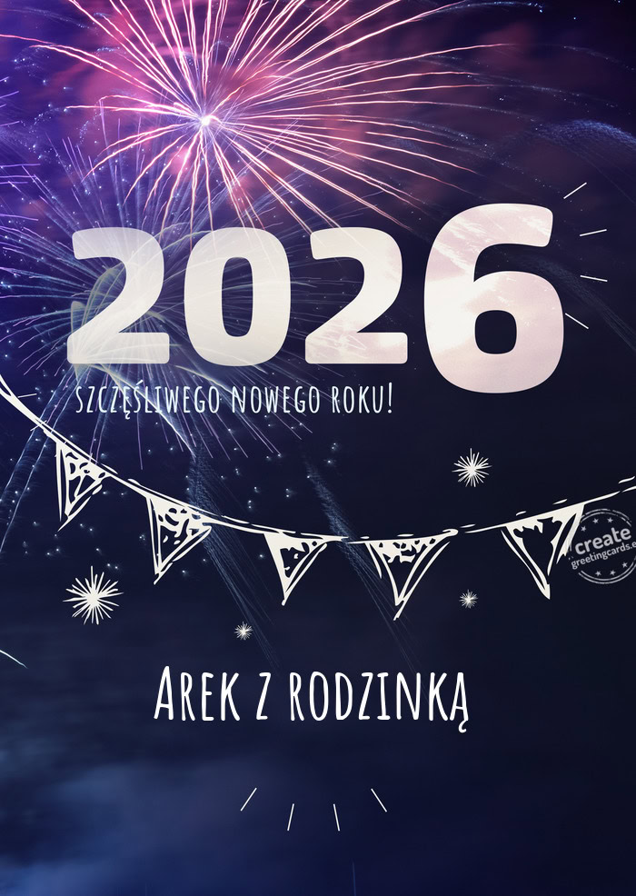 Arek z rodzinką - Szczęśliwego nowego roku