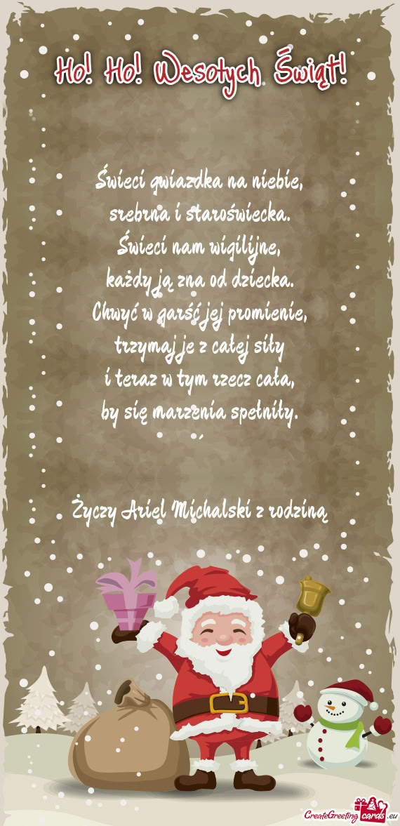 ´ Ariel Michalski z rodziną