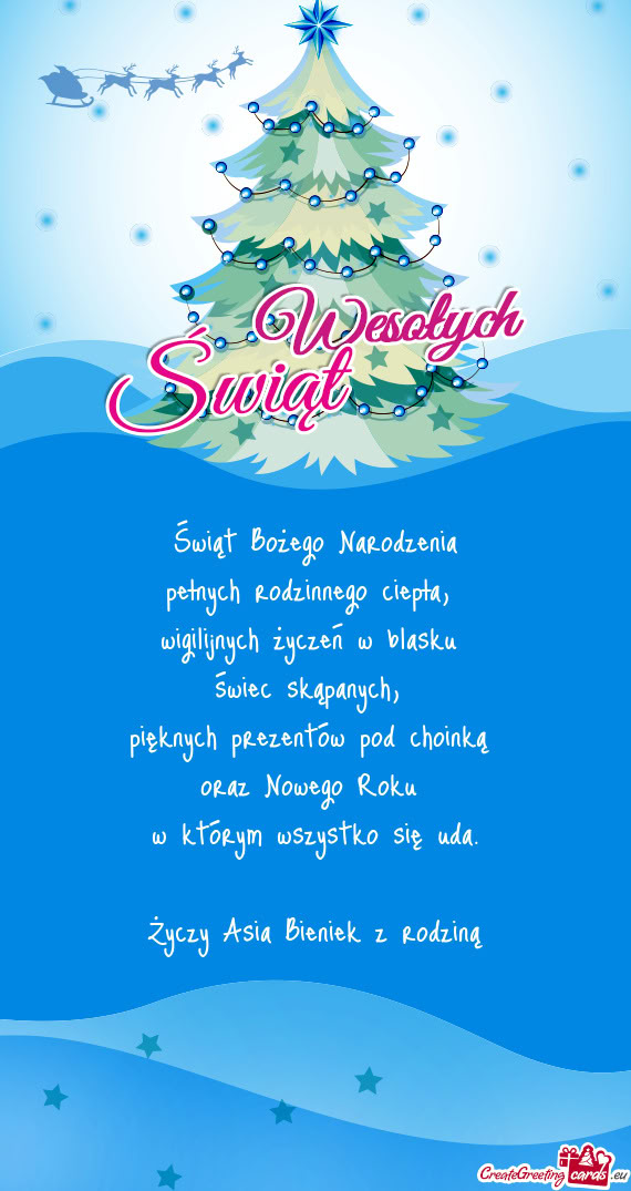 Asia Bieniek z rodziną