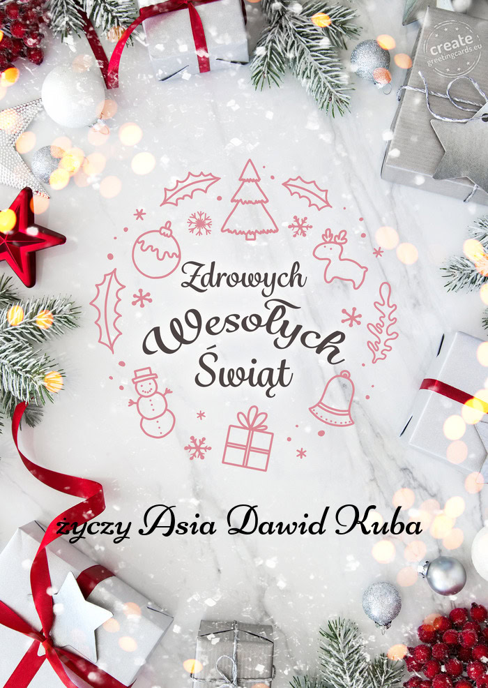 Asia Dawid Kuba - Zdrowych wesołych Świąt