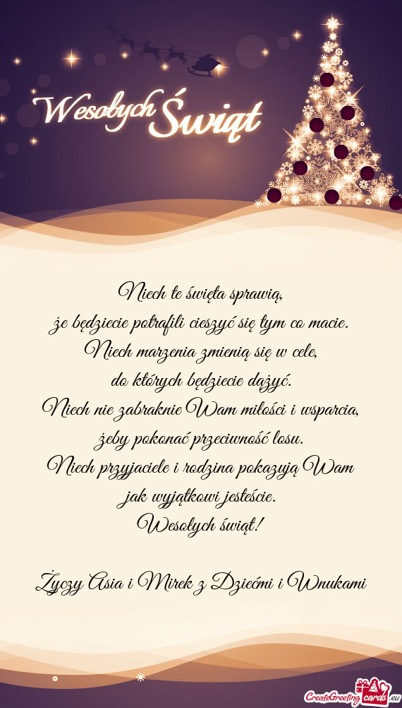 Asia i Mirek z Dziećmi i Wnukami