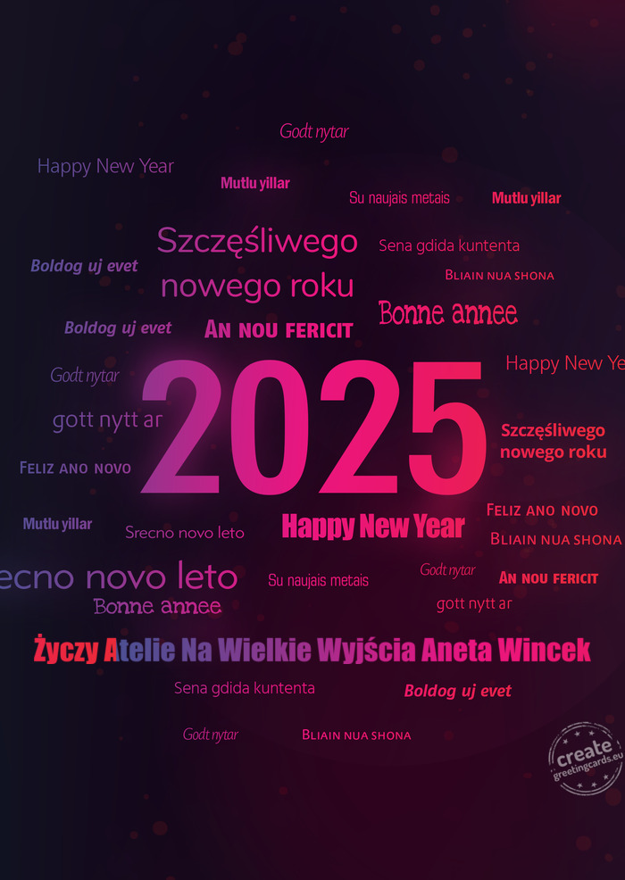 Atelie Na Wielkie Wyjścia Aneta Wincek