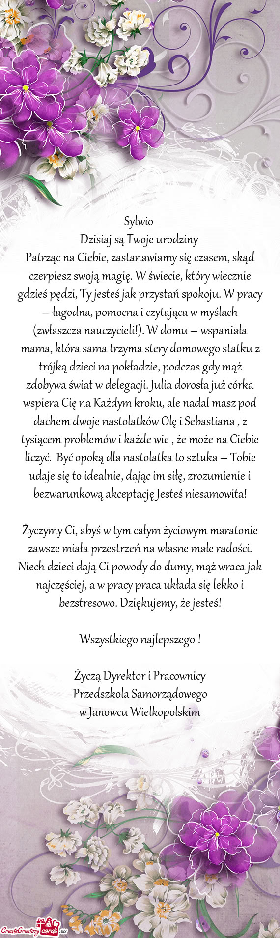 Atku z trójką dzieci na pokładzie, podczas gdy mąż zdobywa świat w delegacji. Julia dorosła j