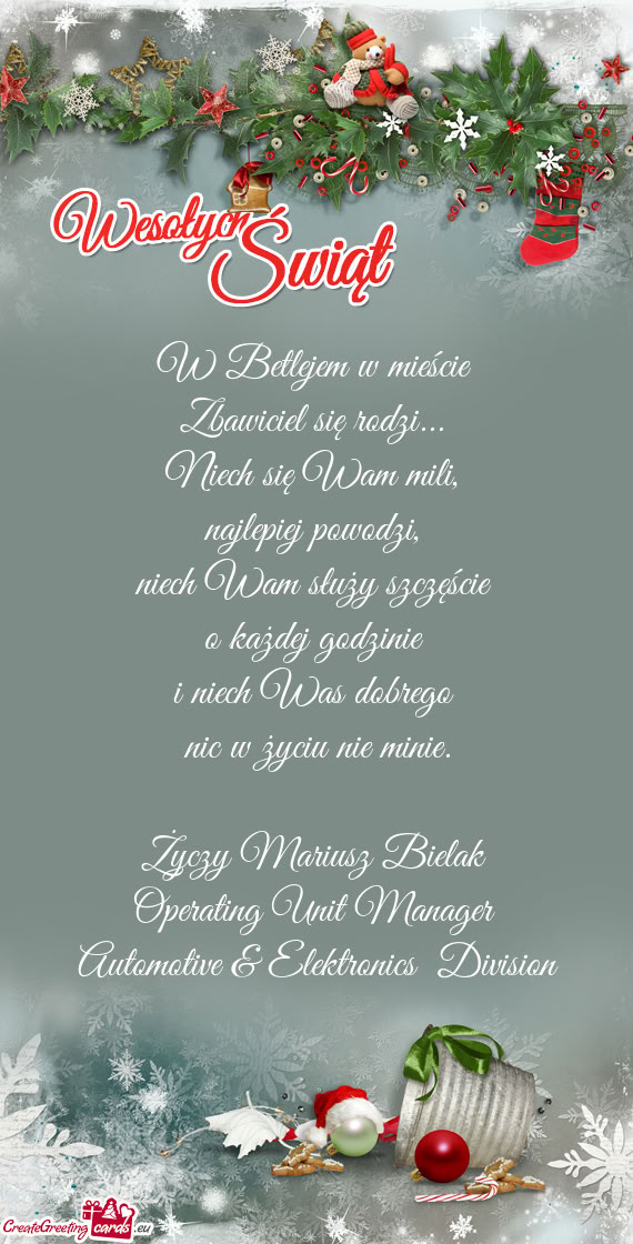 Automotive & Elektronics  Division