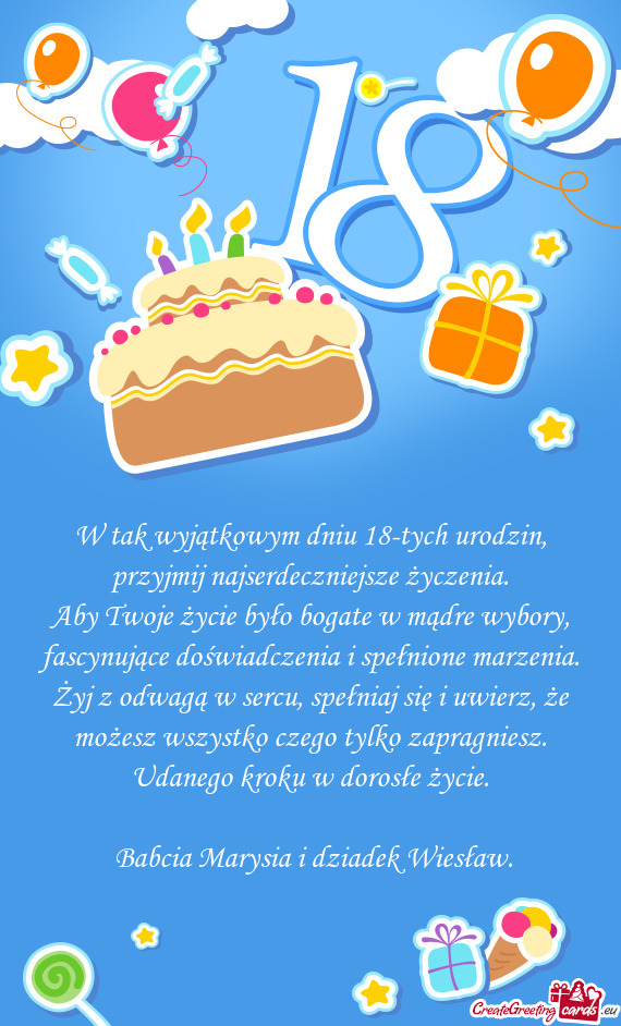 Babcia Marysia i dziadek Wiesław