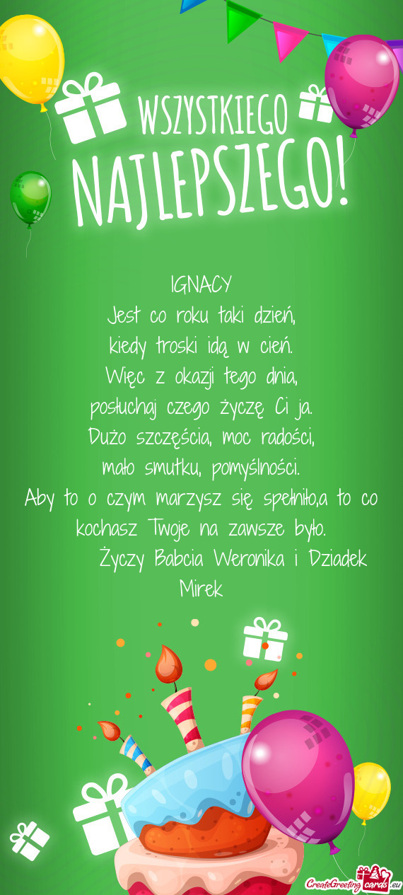 Babcia Weronika i Dziadek Mirek