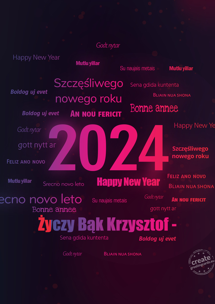 Bąk Krzysztof -