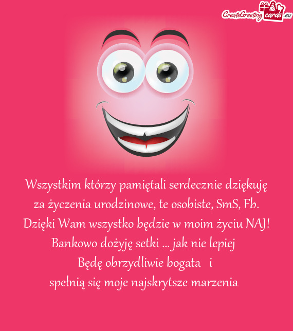 Bankowo dożyję setki ... jak nie lepiej🤭