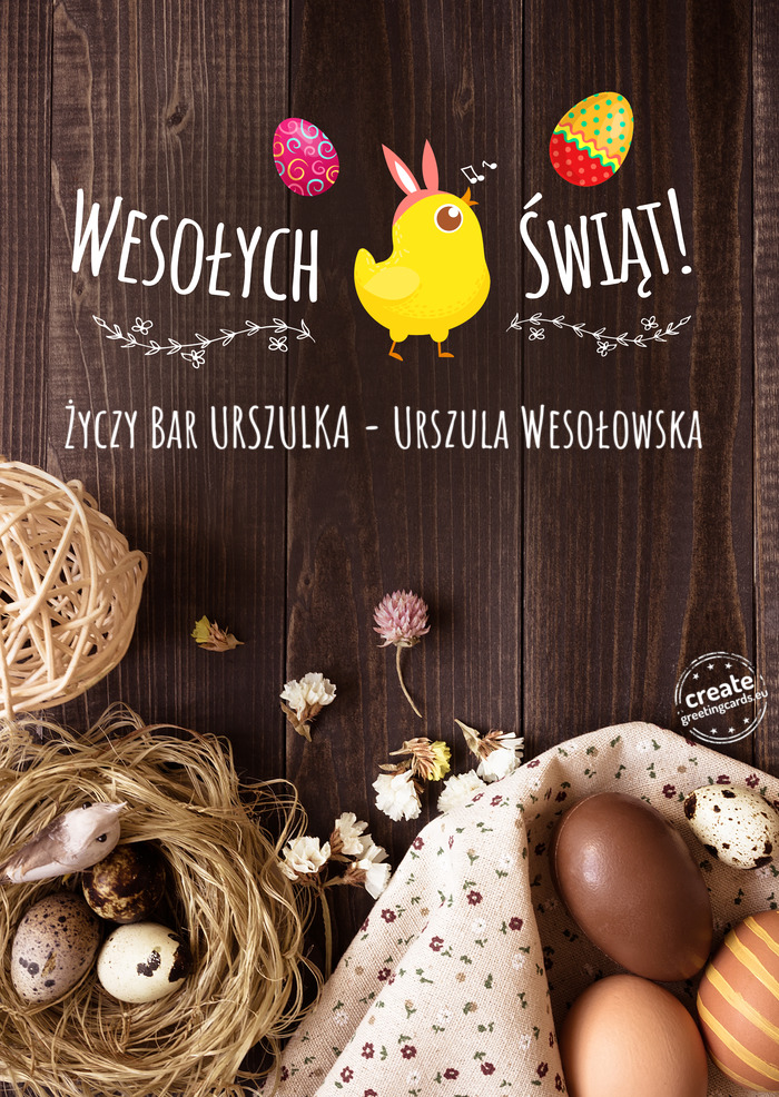 Bar "URSZULKA" - Urszula Wesołowska