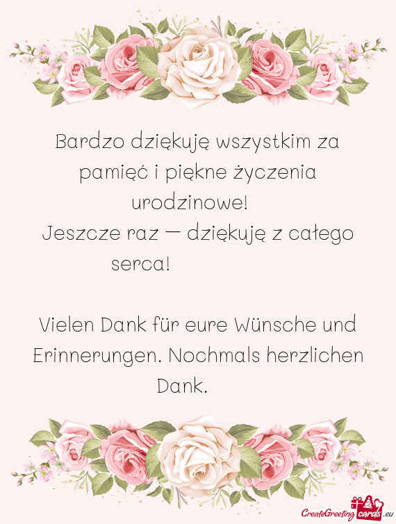 Bardzo dziękuję wszystkim za pamięć i piękne życzenia urodzinowe! 🫶