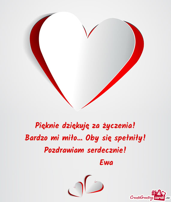 Bardzo mi miło... Oby się spełniły! Pozdrawiam serdecznie