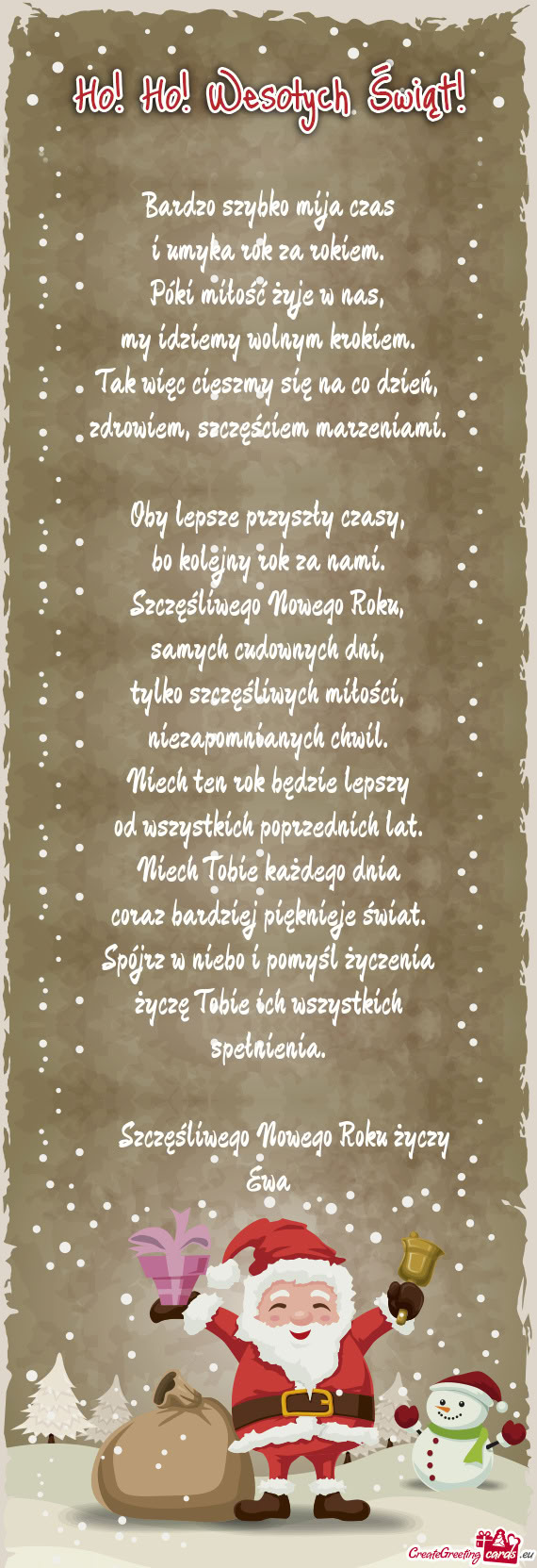 Bardzo szybko mija czas  i umyka rok za rokiem.  Póki miłość żyje w nas,