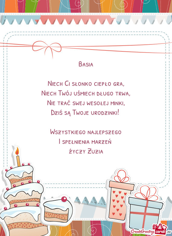 Basia Niech Ci słonko ciepło gra