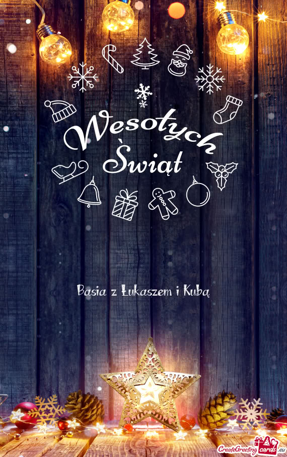 Basia z Łukaszem i Kubą