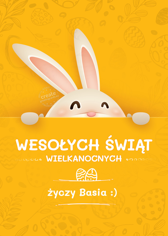 Basia :) - Życzenia wielkanocne