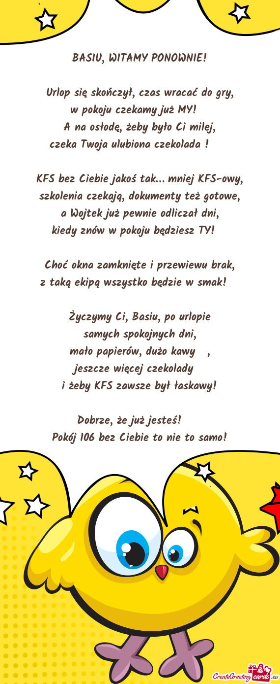 🌴 BASIU, WITAMY PONOWNIE! 🌴