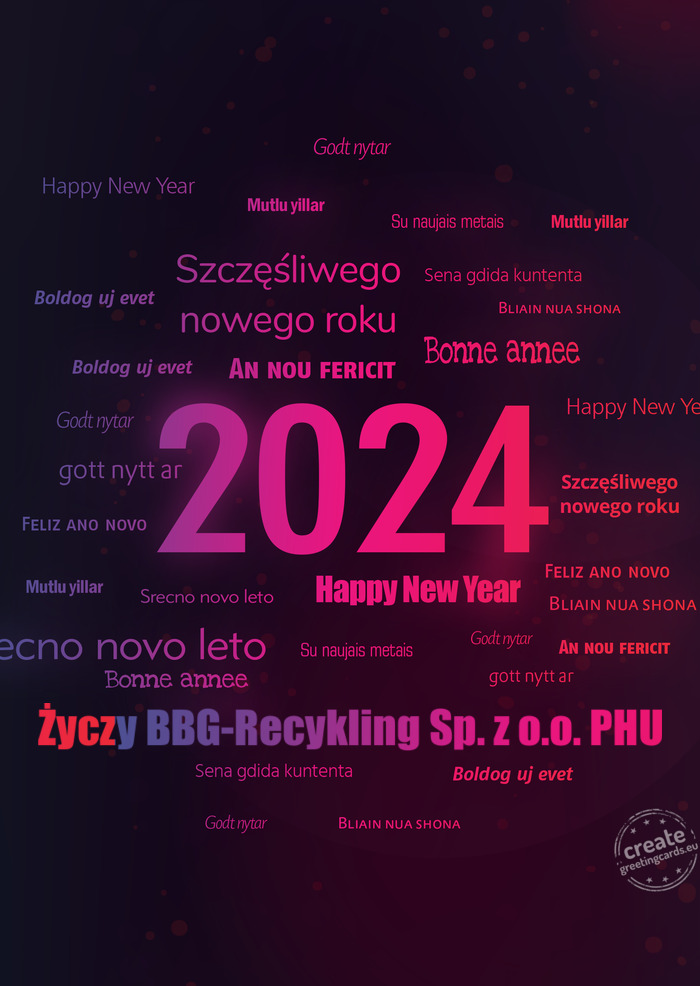 BBG-Recykling Sp. z o.o. PHU