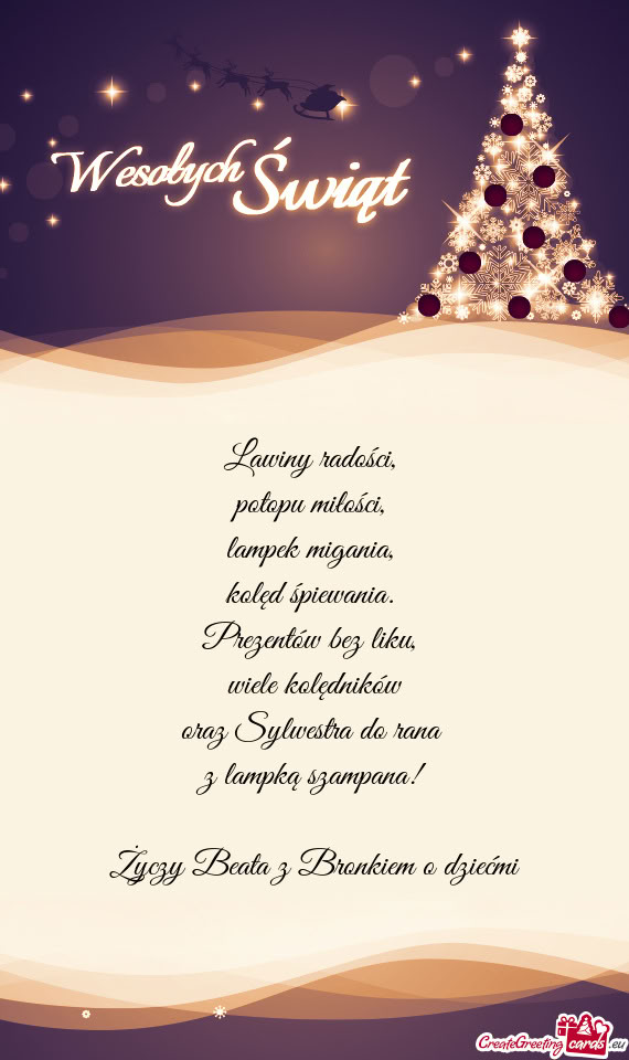 Beata z Bronkiem o dziećmi