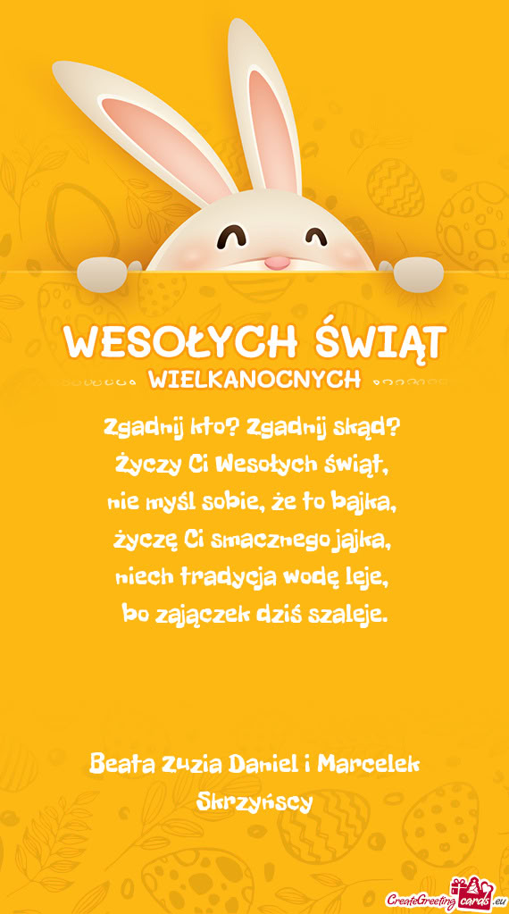 Beata Zuzia Daniel i Marcelek Skrzyńscy