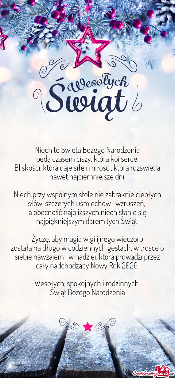 Będą czasem ciszy, która koi serce