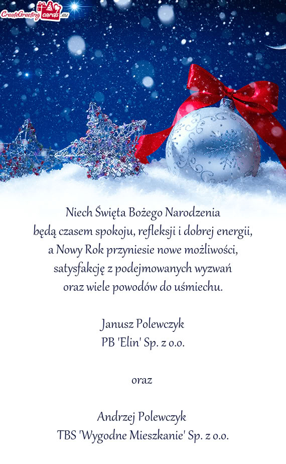 Będą czasem spokoju, refleksji i dobrej energii