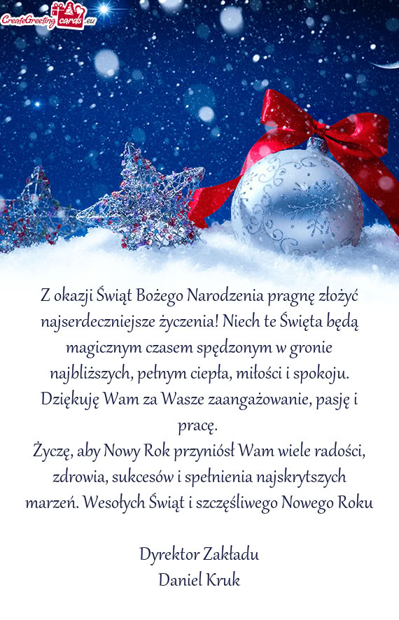 Będą magicznym czasem spędzonym w gronie najbliższych, pełnym ciepła, miłości i spokoju. Dz