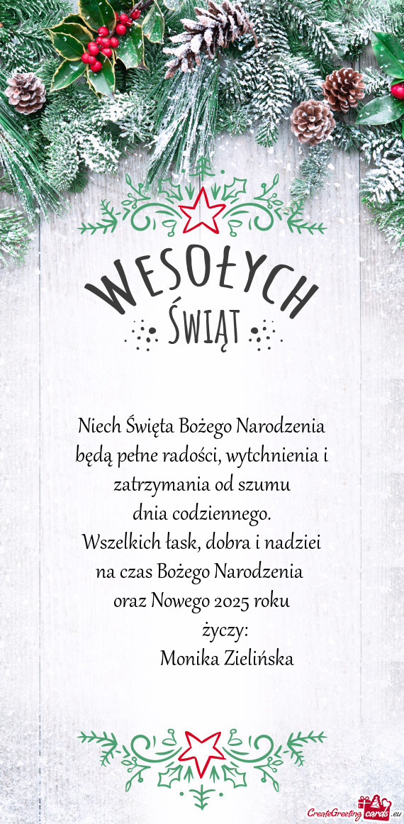 Będą pełne radości, wytchnienia i