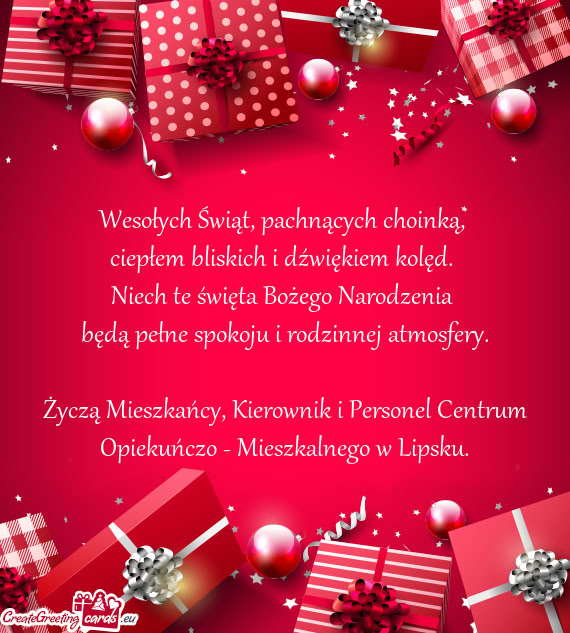 Będą pełne spokoju i rodzinnej atmosfery