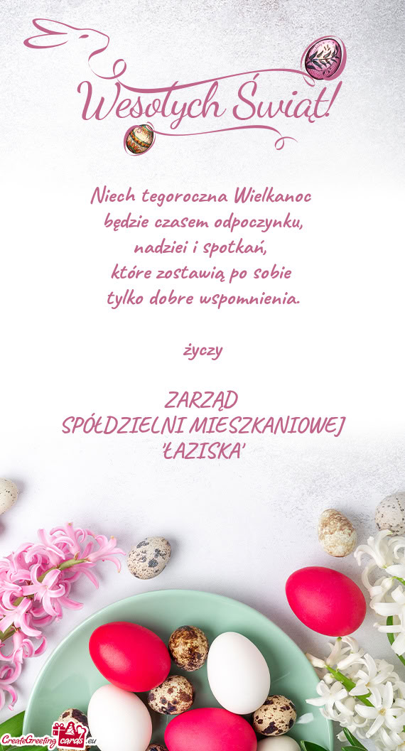 Będzie czasem odpoczynku