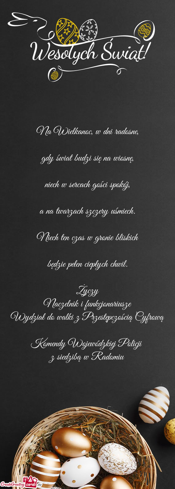 Będzie pełen ciepłych chwil