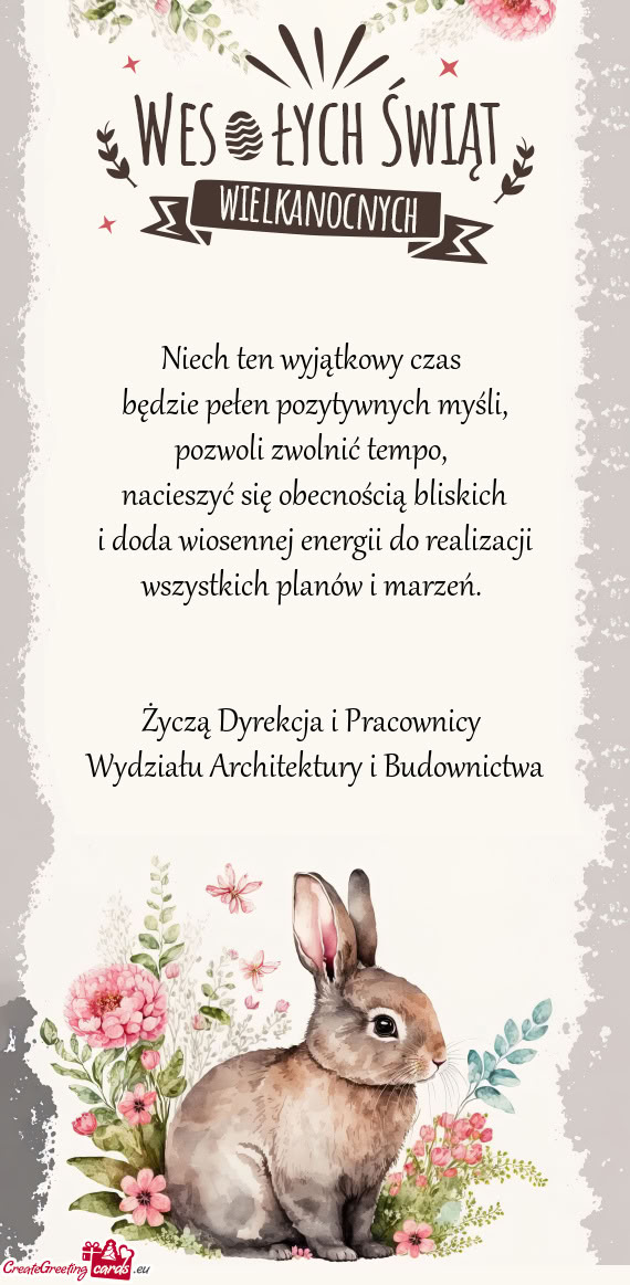 Będzie pełen pozytywnych myśli