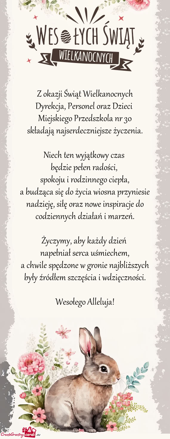 Będzie pełen radości